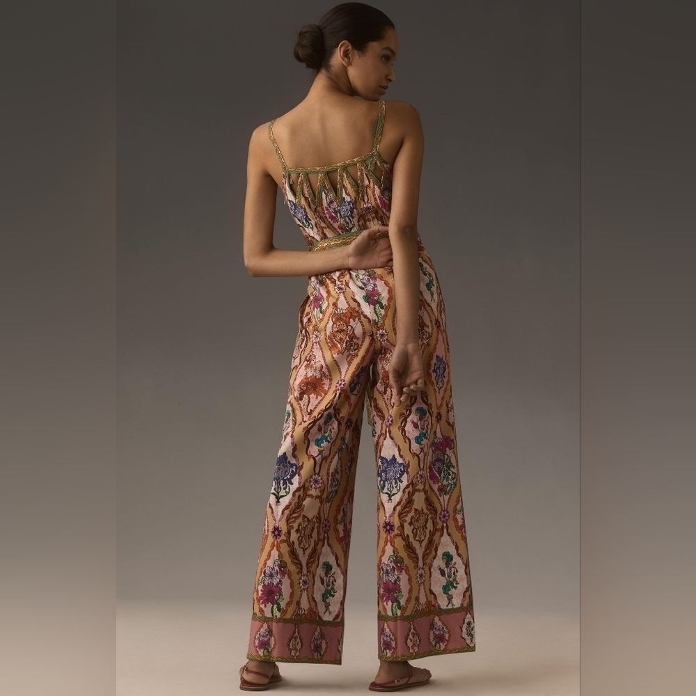 Ranna Gill Printed Cutout Jumpsuit View 2